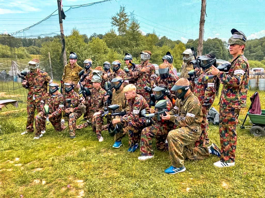 Urodziny paintballowe dla dzieci